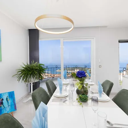 Smaragd - 150m2 - New Penthouse With Amazing Sea View, Panoramic Elevator And Shared Pool