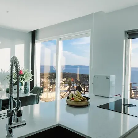 Smaragd - 150m2 - New Penthouse With Amazing Sea View, Panoramic Elevator And Shared Pool *