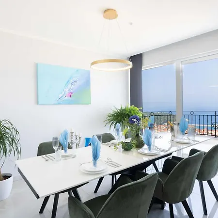 דירה Smaragd - 150m2 - New Penthouse With Amazing Sea View, Panoramic Elevator And Shared Pool *