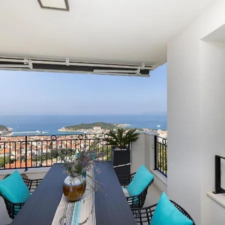 דירה Smaragd - 150m2 - New Penthouse With Amazing Sea View, Panoramic Elevator And Shared Pool *
